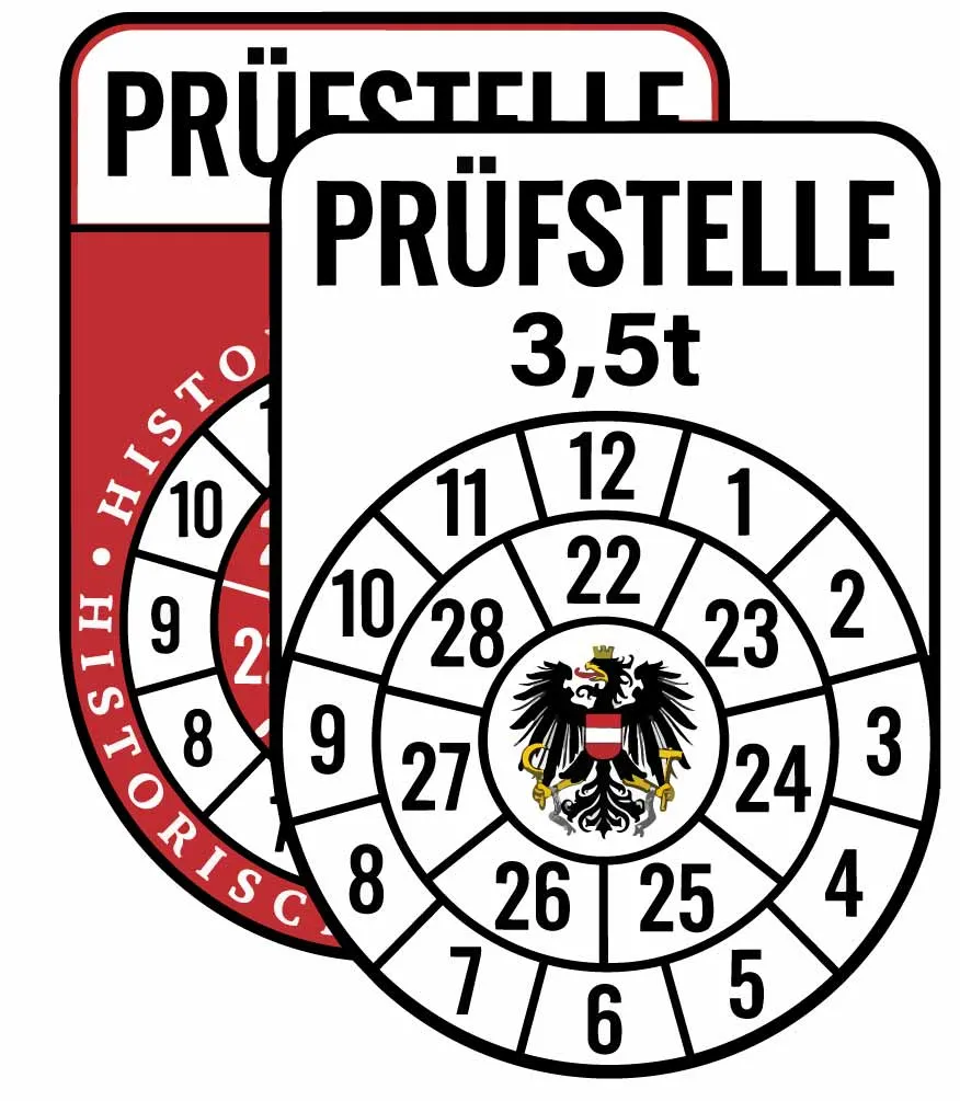 Illustration eines §57a-Pickerls